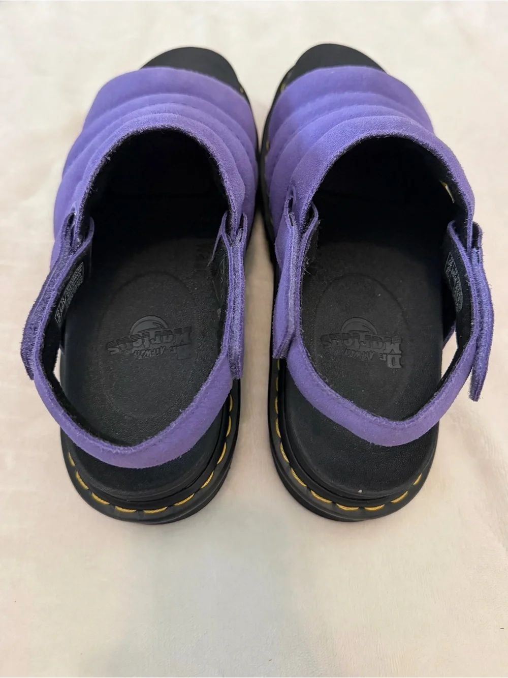 Dr. Martens Suede Kole Sandals in Twilight Purple Unisex M 13 W 15 EU 47 *New